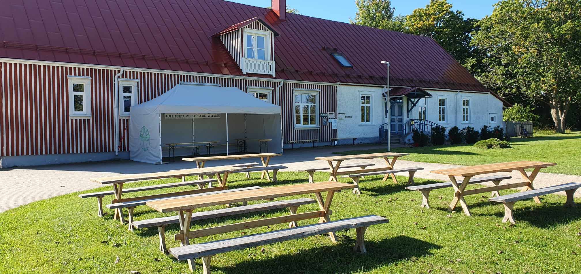 MTÜ Metsküla Selts soetas 2023. aastalvälitelgi, -lauad ja -pingid ning seda projekti rahastati kohaliku omaalgatuse programmist.
The post Täname kohaliku omaal